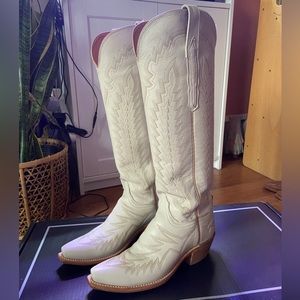 Lucchese Priscilla Tall Cowboy boots in Glitz Cream